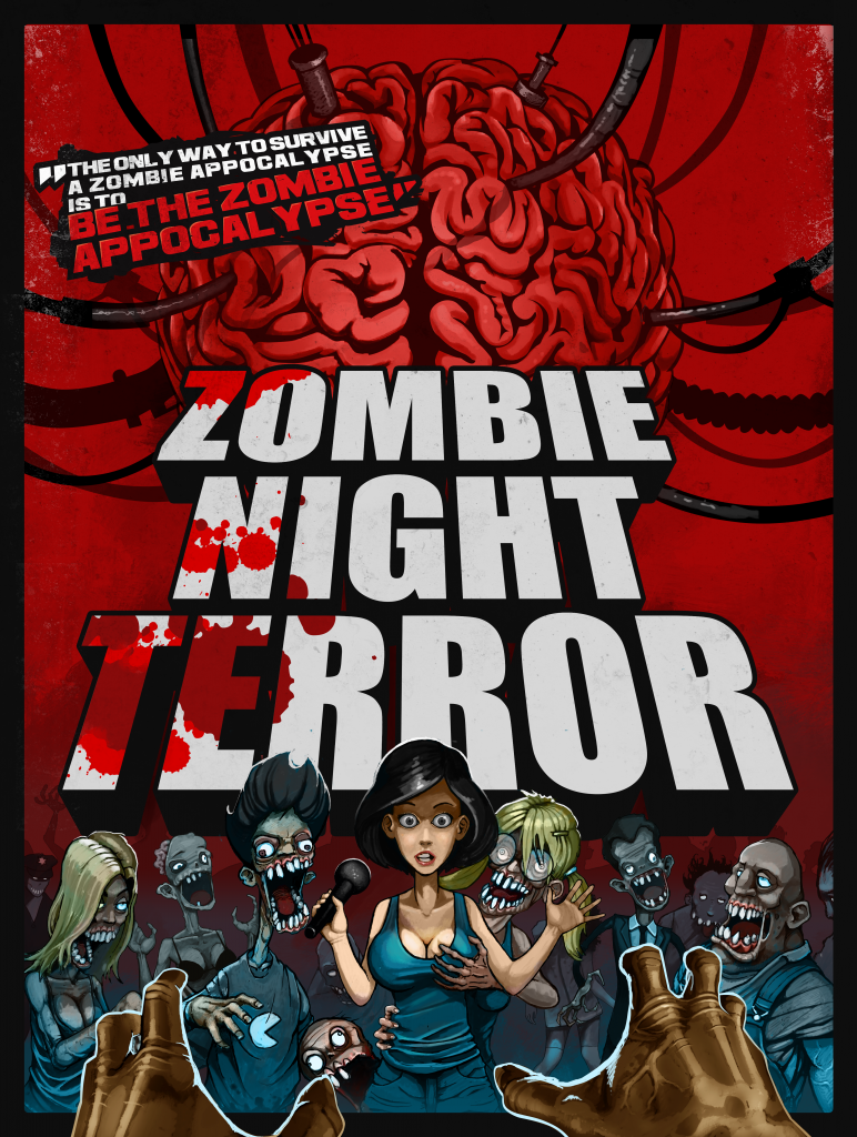 Зомби найт. Эйприл Фокс Zombie Night Terror. Зомби Найт терор 3 глава Найт ьич. Пожирая живых игры.